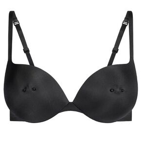 🖤 SKIMS Ultimate Pierced Nipple Bra – Onyx | Size 34D | NEW Without Tags🖤